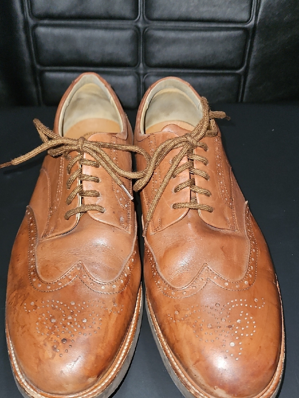 Samuel Hubbard Men’s Leather Wingtip Dress Shoes Size 13